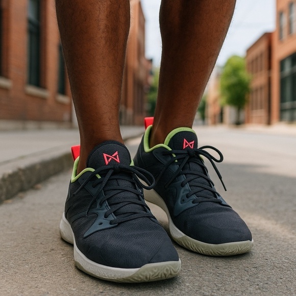 Nike Paul George Shoes PG 2 Anthracite Hot Punch Black Men’s Size 13 - Picture 2 of 11